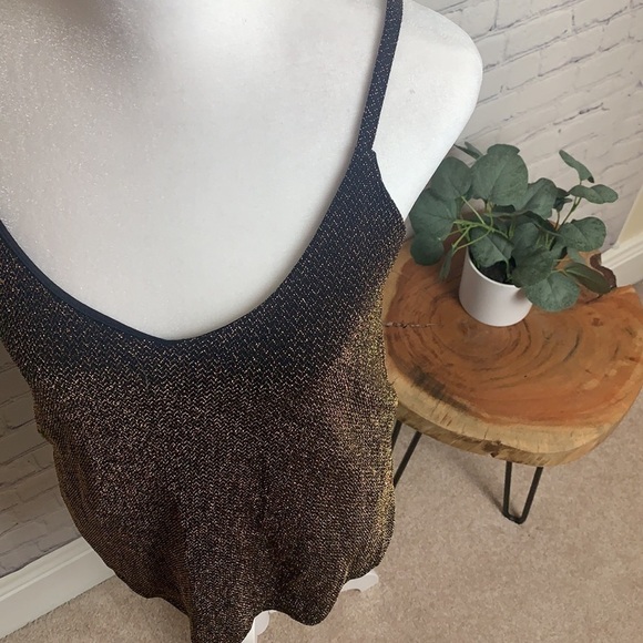 Vintage Gold Tank Blouse - Picture 6 of 12